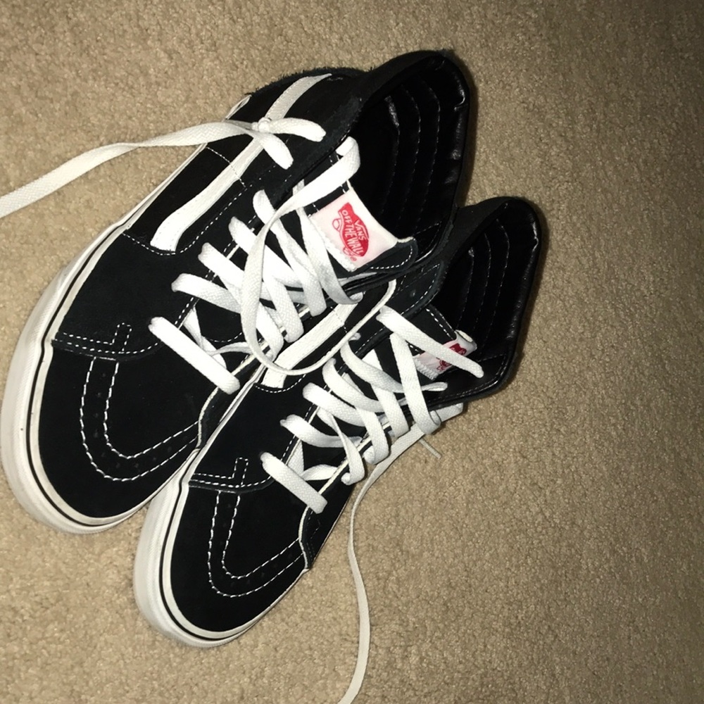 Black high top vans